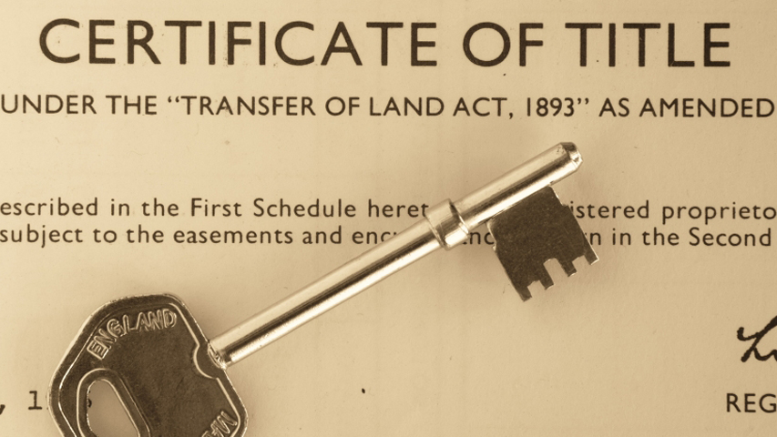 What is a Certificate of Title?